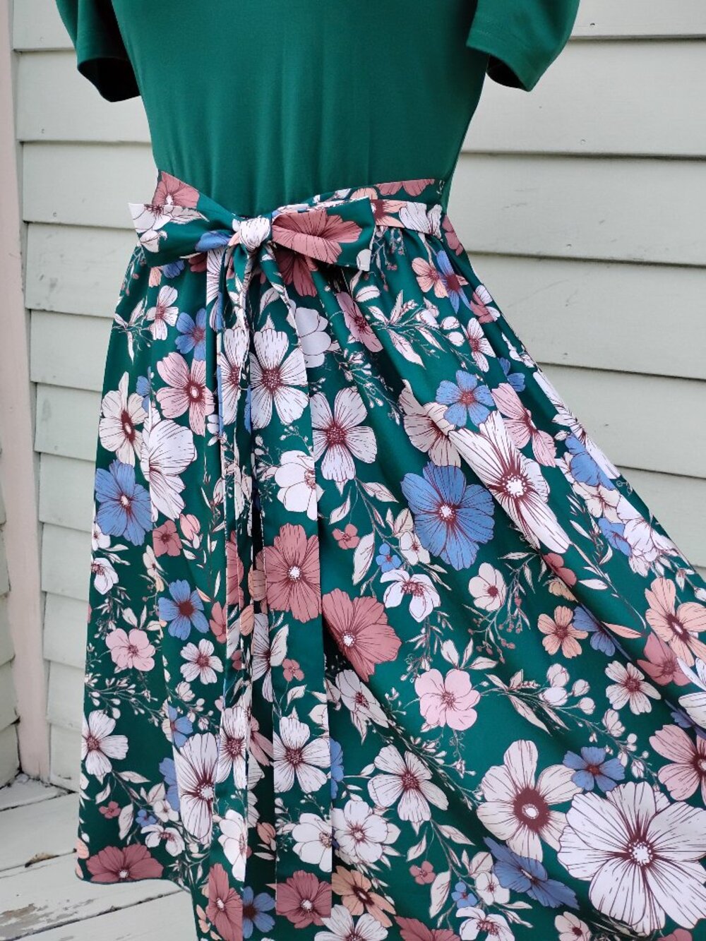 Shein Floral Fit and Flare Dress - Picture 3 of 5